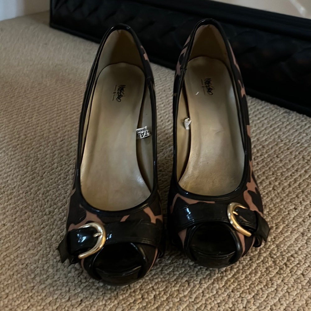 Animal print heels